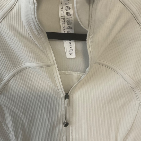 Define Cropped Ribbed Jacket - Color: Bone Size 8 - Picture 2 of 4